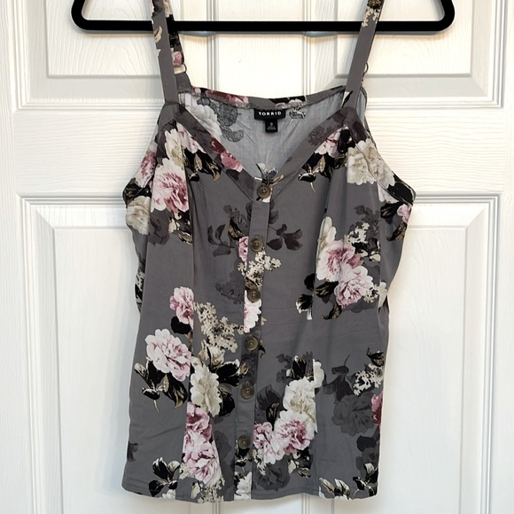 Torrid Floral Challis Midi Cami - Picture 1 of 3